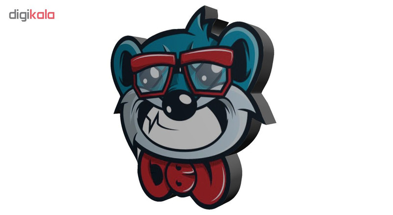 استیکر تزئینی موبایل طرح خرس کد 4