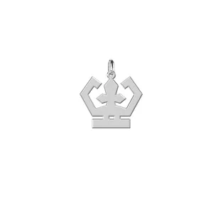 آویز گردنبند نقره زنانه ترمه 1طرح تاج کد E403