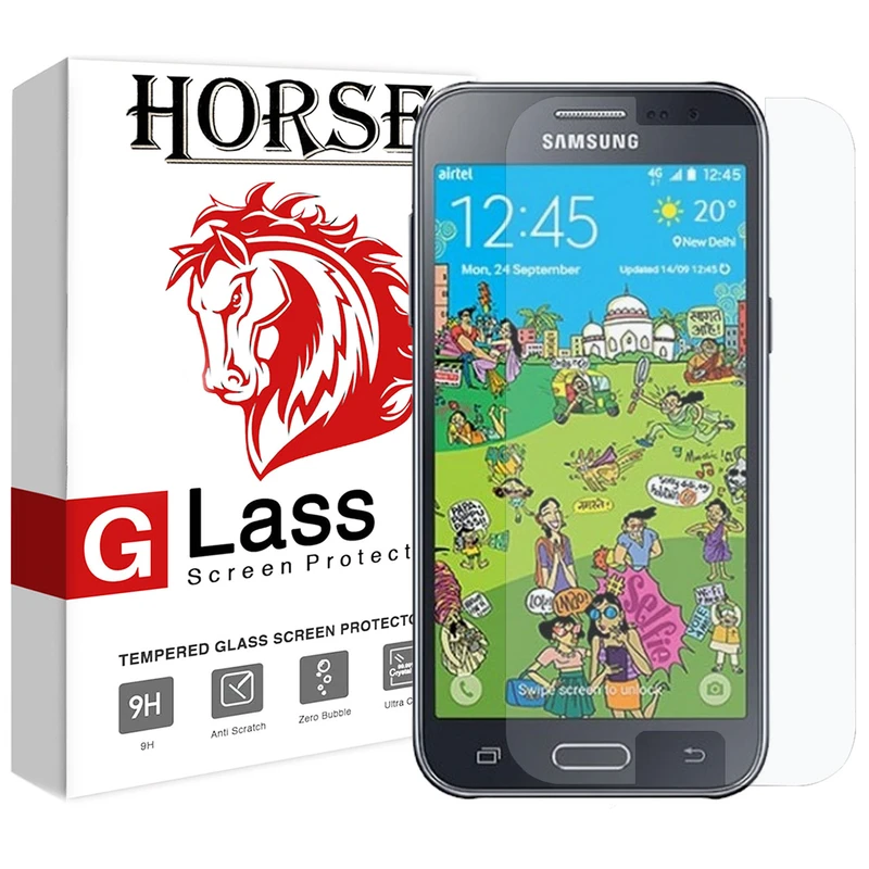 محافظ صفحه نمایش هورس مدل UCC مناسب برای گوشی موبایل سامسونگ Galaxy J2 2015