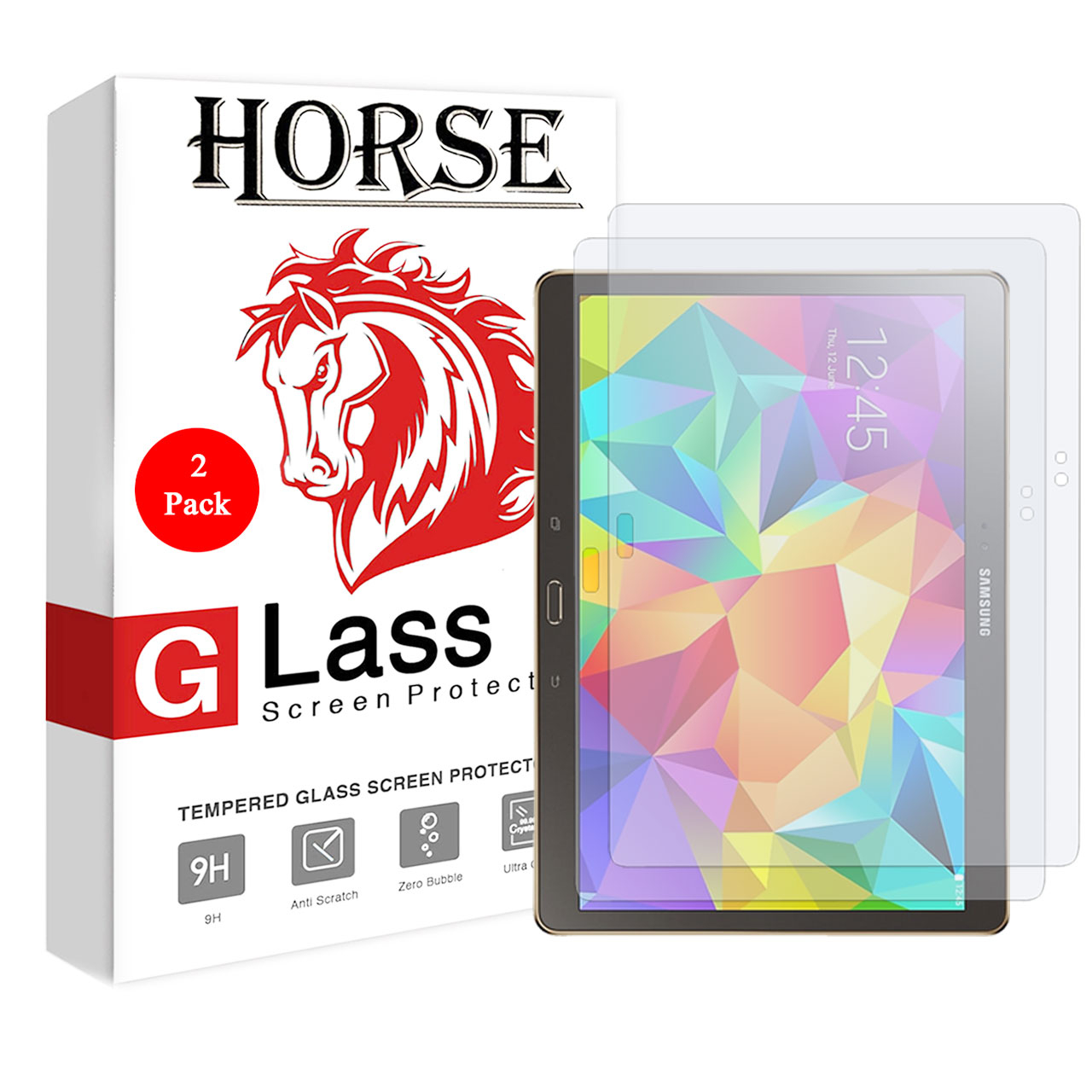 محافظ صفحه نمایش گلس هورس مدل UCC مناسب برای تبلت سامسونگ Galaxy Tab S 10.5 LTE T805 بسته دو عددی