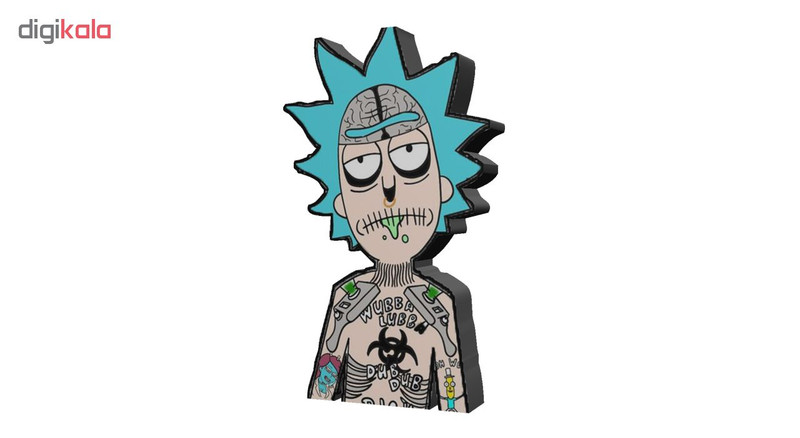 استیکر تزئینی موبایل طرح ریک و مورتی کد 9