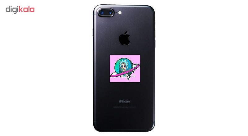 استیکر تزئینی موبایل طرح ریک و مورتی کد 12