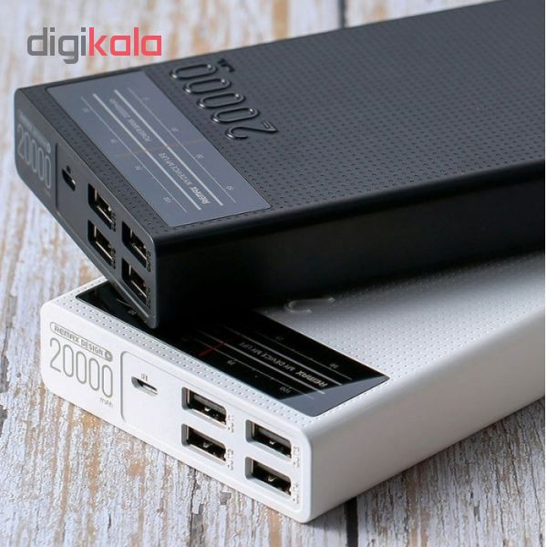 شارژر همراه ریمکس مدل Radio Series RPP-102 ظرفیت 20000 میلی آمپر ساعت