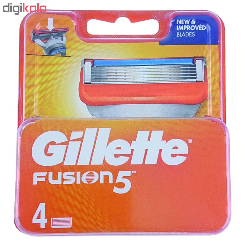 تیغ یدک ژیلت مدل Fusion5 بسته 4 عددی تیغ یدک ژیلت مدل Fusion5 بسته 4 عددی