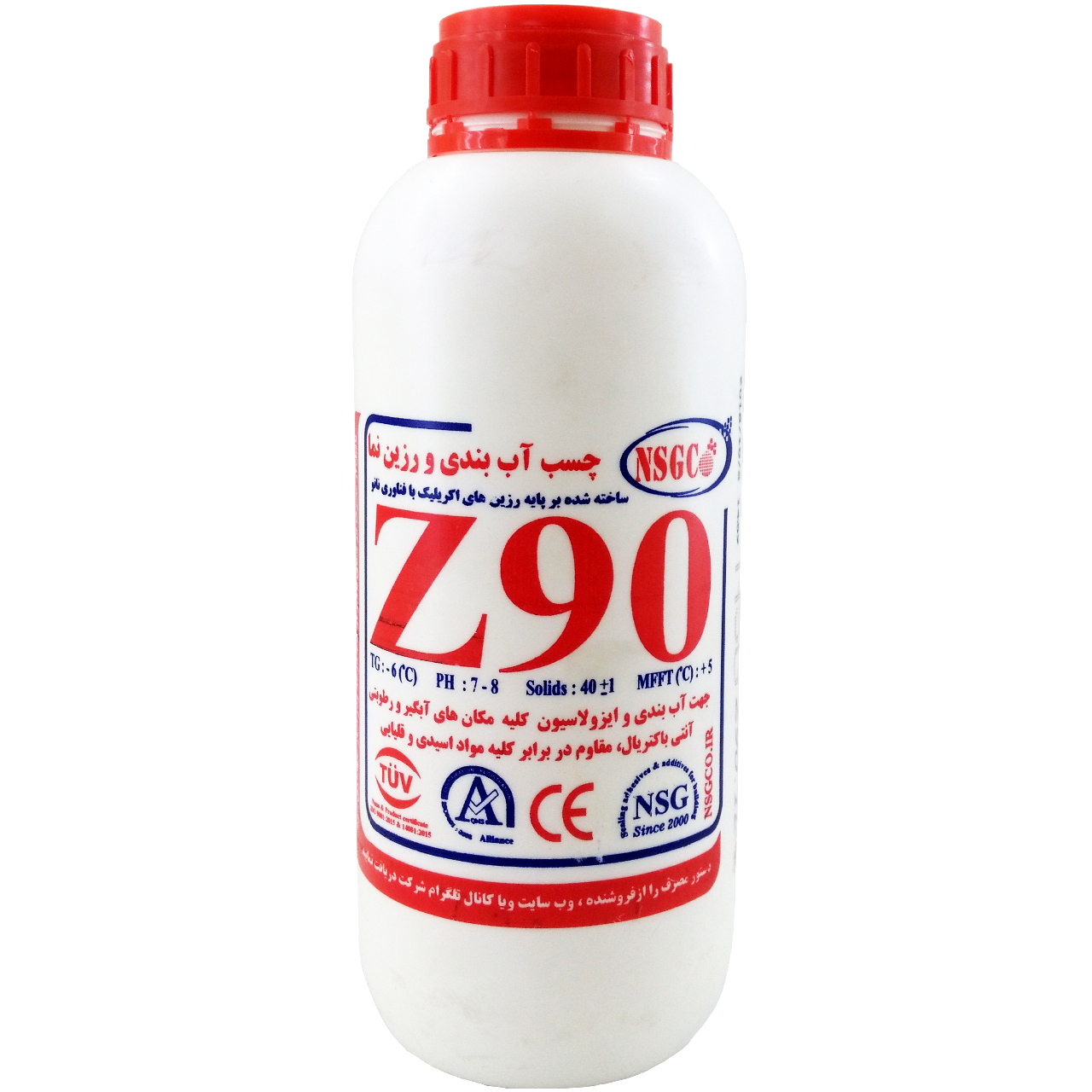 چسب آب بندی و رزین نما NSG (چسب آب بندی) مدل Z90 حجم 1000 میلی لیتر