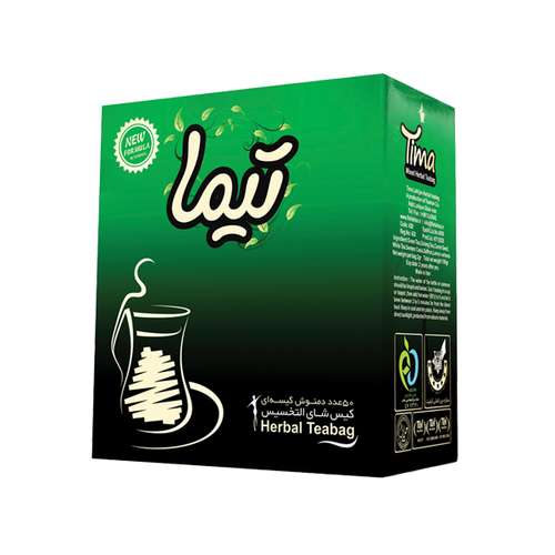 دمنوش کیسه ای لاغری تیما بسته 50 عددی
