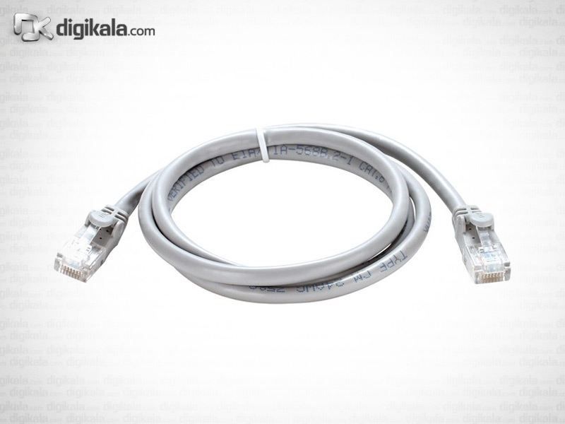 کابل شبکه خاکستری CAT6A بدون شیلد با روکش پی وی سی NCB-6AUGRYR1-1 main 1 1