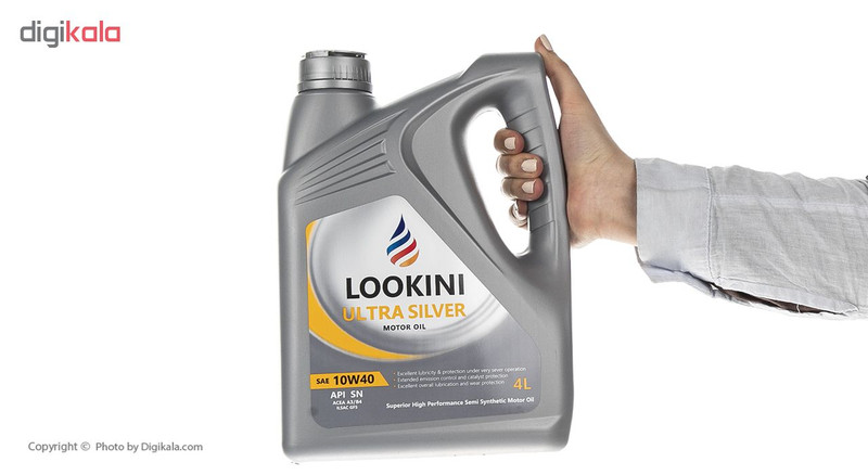 روغن موتور خودرو لوکینی مدل Ultra Silver-10W40 حجم 4 لیتر