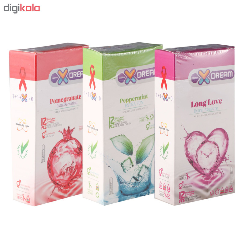 کاندوم ایکس دریم کد X400 مجموعه 3 عددی کاندوم ایکس دریم کد X400 مجموعه 3 عددی
