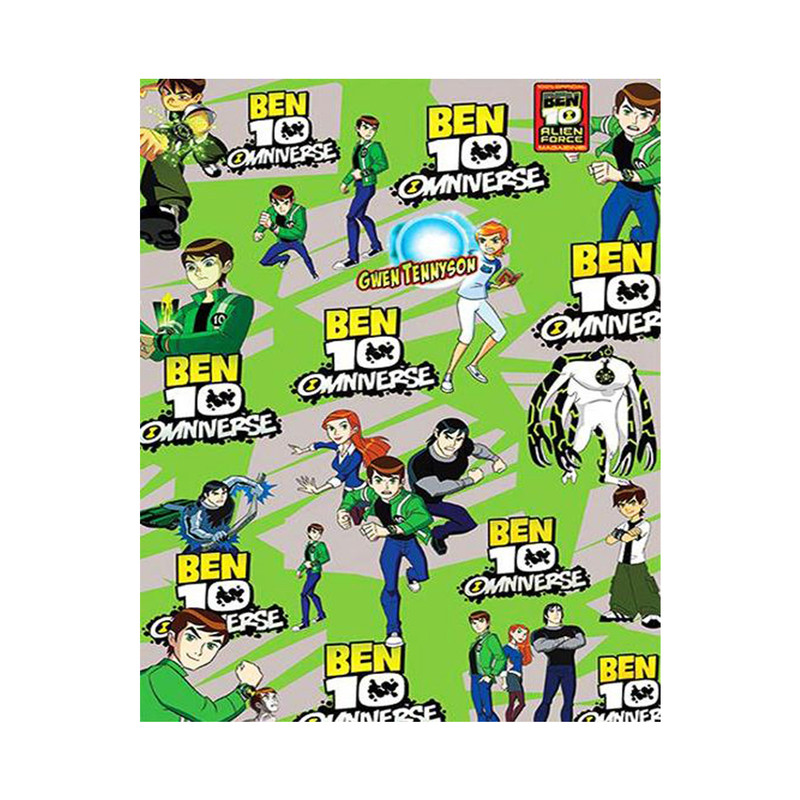 کاغذ کادو طرح بن تن کد 26 بسته ی 5 عددی