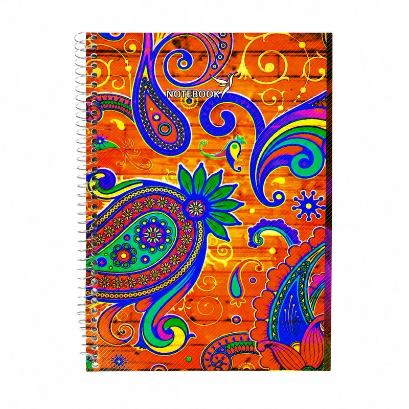 دفتر زبان 50 برگ سبلان مدل 2 خط کلاسیک کد 115
