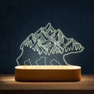 چراغ خواب اتاق کودک ارسا مدل خرس کوهستان