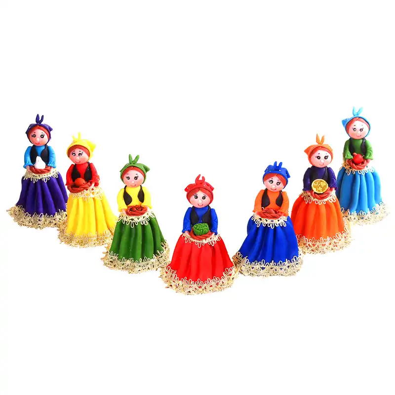 مجسمه طرح هفت سین مجموعه 7 عددی