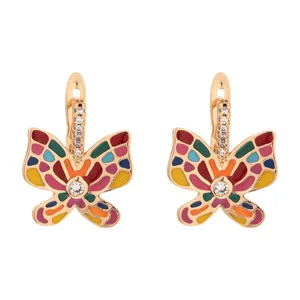 گوشواره ژوپینگ طرح پروانه کد 01