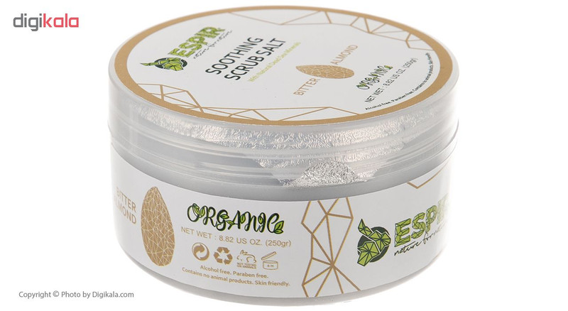 نمک لایه بردار دریایی اسپیر مدل Bitter Almond مقدار 250 گرم