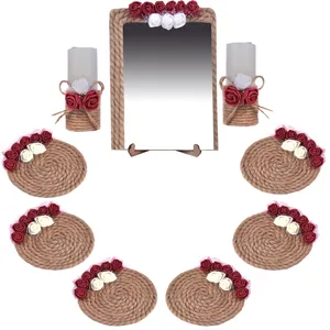 مجموعه هفت سین 11 پارچه طرح گل سرخ کد S02