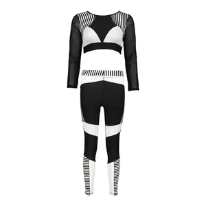 ست نیم تنه و لگینگ زنانه مدل 329