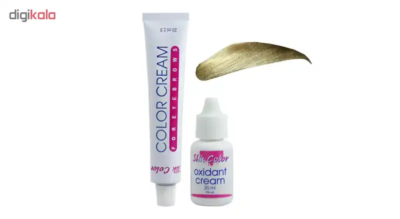 کیت رنگ ابرو سلیک کالر شماره 9 حجم 20 میلی لیتر رنگ بلوند