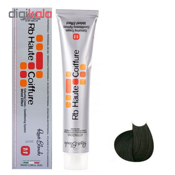 رنگ مو رنه بلانش سری coiffure شماره 4.3 حجم 100 میل قهوه ای زیتونی تیره