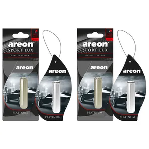 Areon Lux Liquid Platinium Car Air Freshener - Pack Of  2