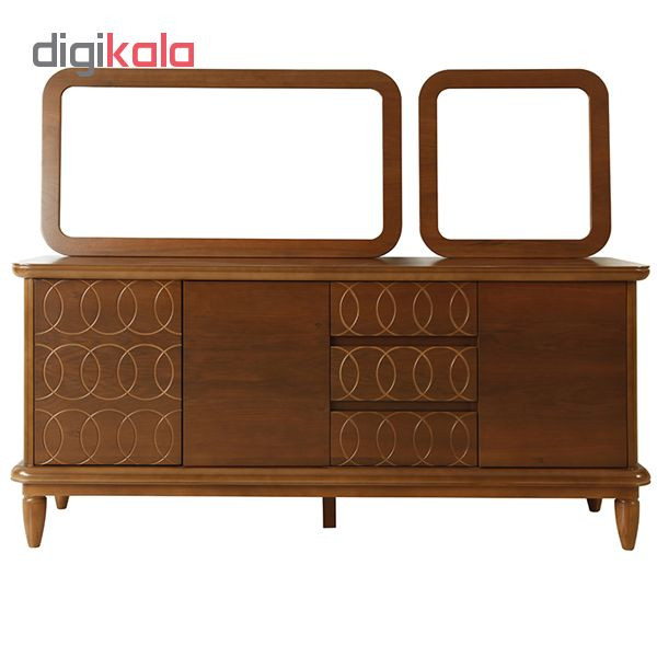 آینه و کنسول صنعت چوب کیان مدل نایریکا کد 8401