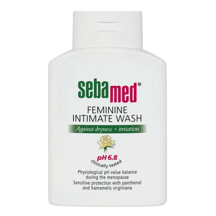 ژل بهداشتی بانوان سبامد مدل Against dryness+irritation حجم 200 میلی لیتر