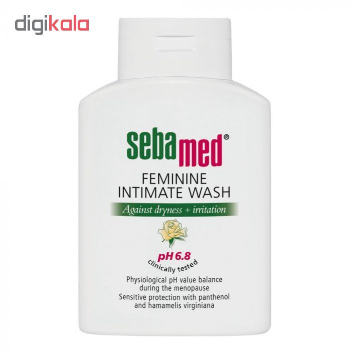 ژل بهداشتی بانوان سبامد مدل Against dryness+irritation حجم 200 میلی لیتر