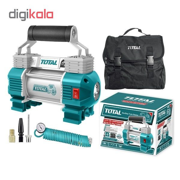 کمپرسور باد فندکی توتال مدل TTAC2506 کمپرسور باد فندکی توتال مدل TTAC2506