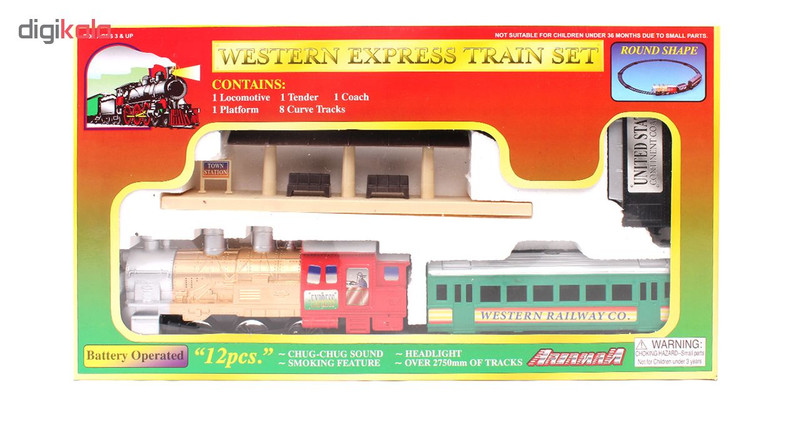 قطار اسباب بازی مدل Western 7072