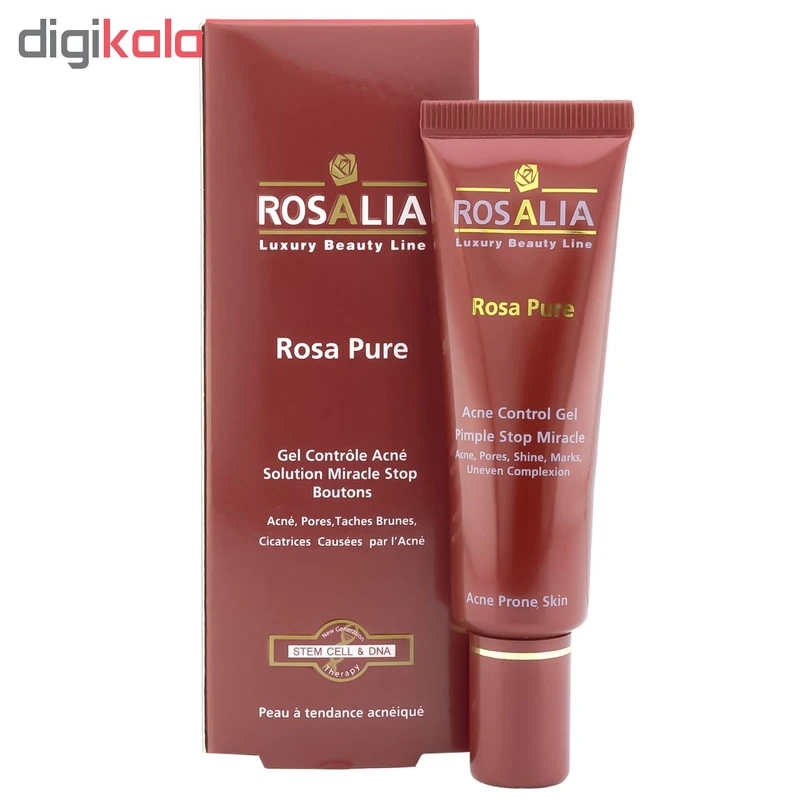 ژل ضد آکنه رزالیا مدل Rosa Pure حجم 30 میلی لیتر عکس شماره 3