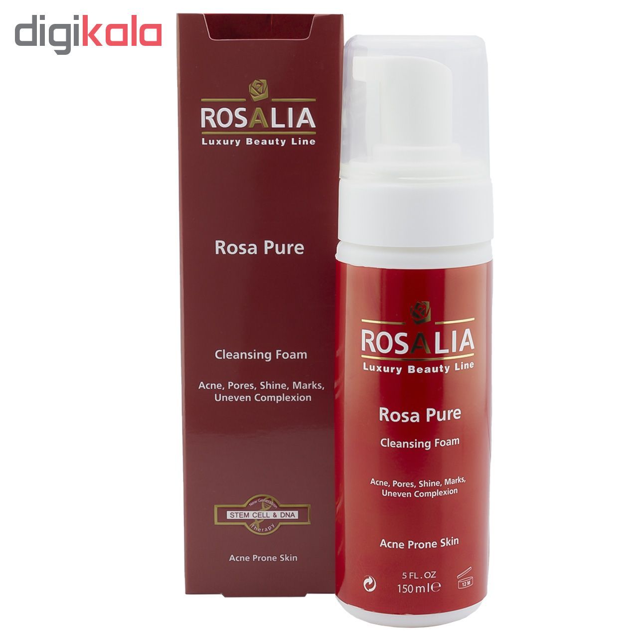 فوم پاک کننده صورت رزالیا مدل Rosa Pure حجم 150 میلی لیتر -  - 3