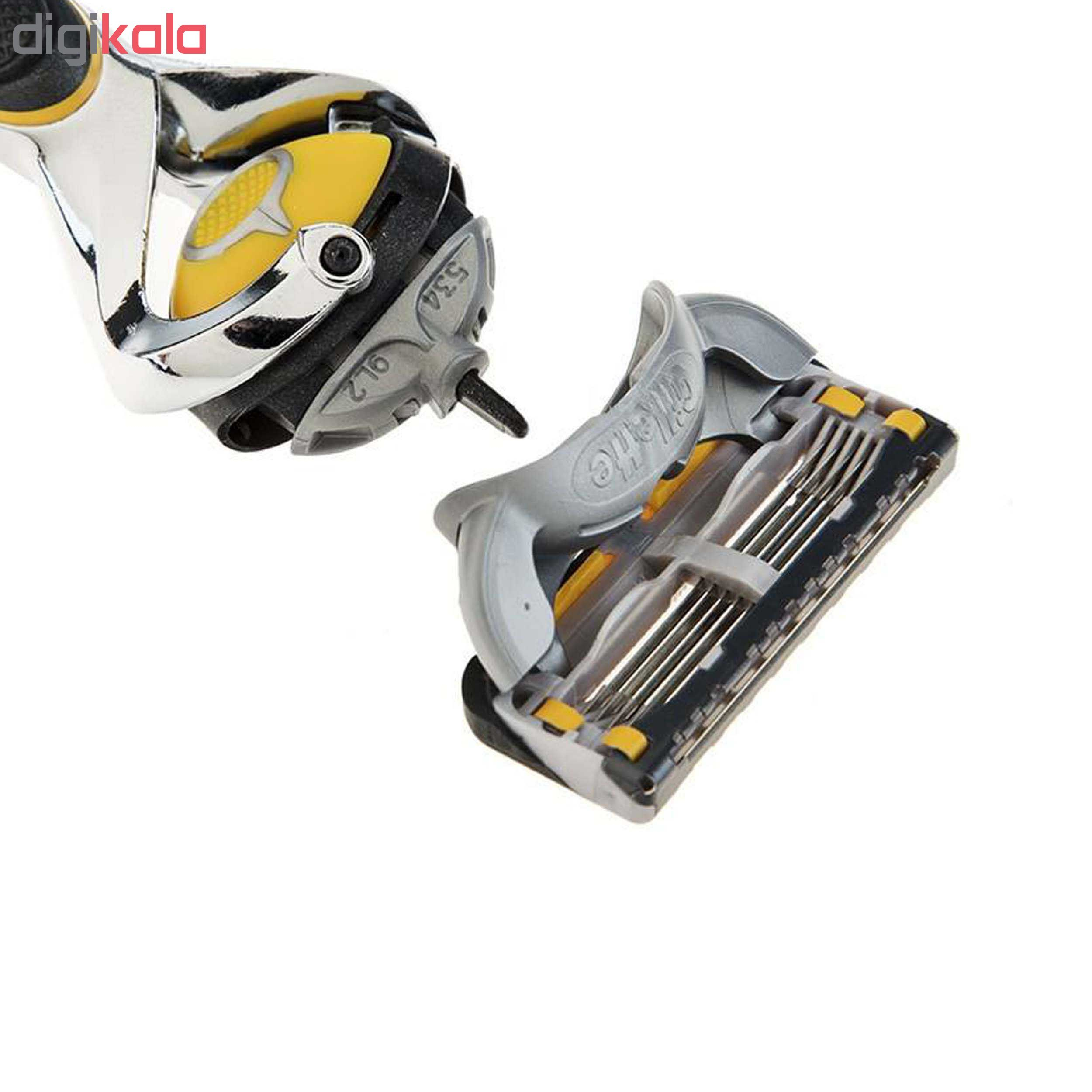 خود تراش ژیلت مدل  Fusion Proshield 5