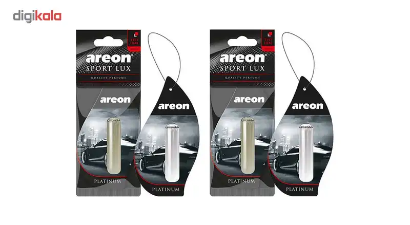 خوشبو کننده ماشین آرئون مدل Lux Liquid Platinium- بسته 2 عددی