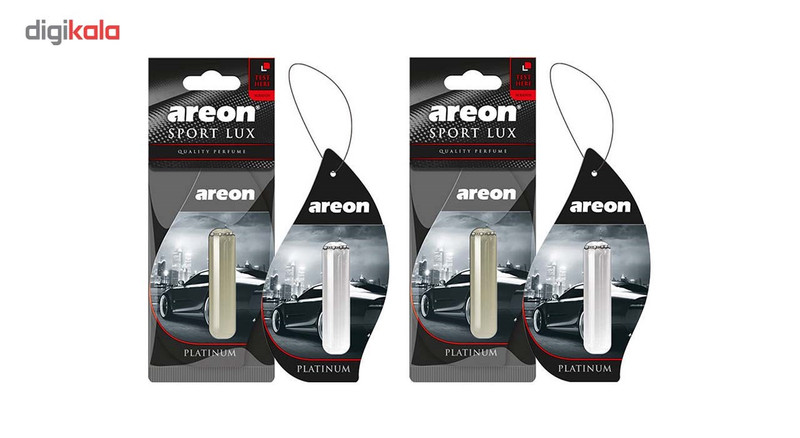 خوشبو کننده ماشین آرئون مدل Lux Liquid Platinium- بسته 2 عددی