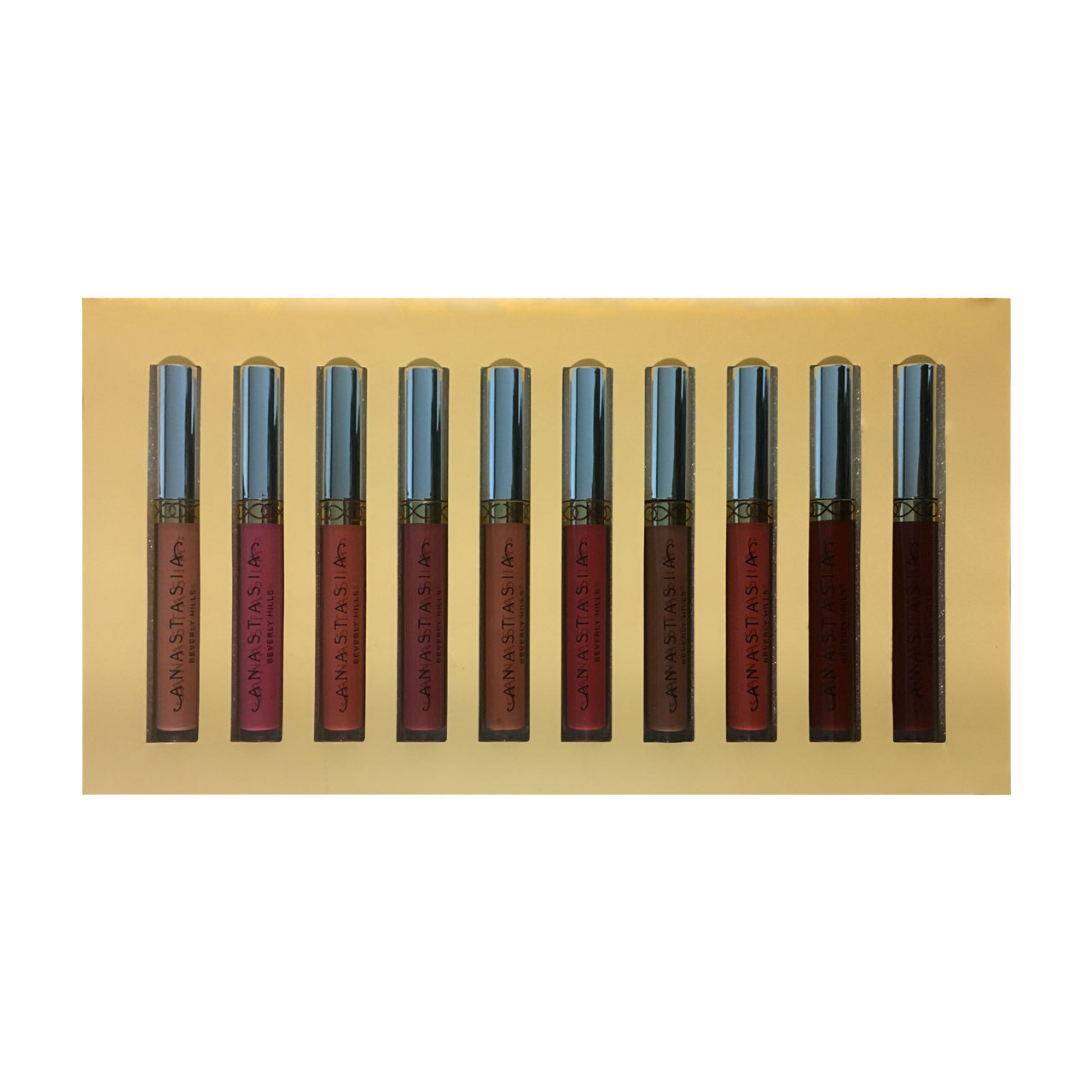  رژ لب مایع آناستازیا مدل Attractive Lip M01 مجموعه 10 عددی