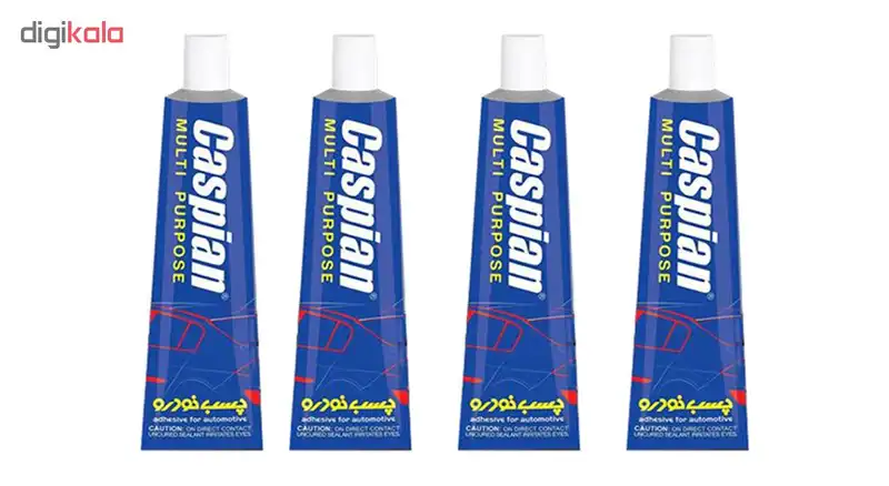 چسب خودرو کاسپین مدل MULTI PURPOSE وزن 30 گرم بسته 4 عددی