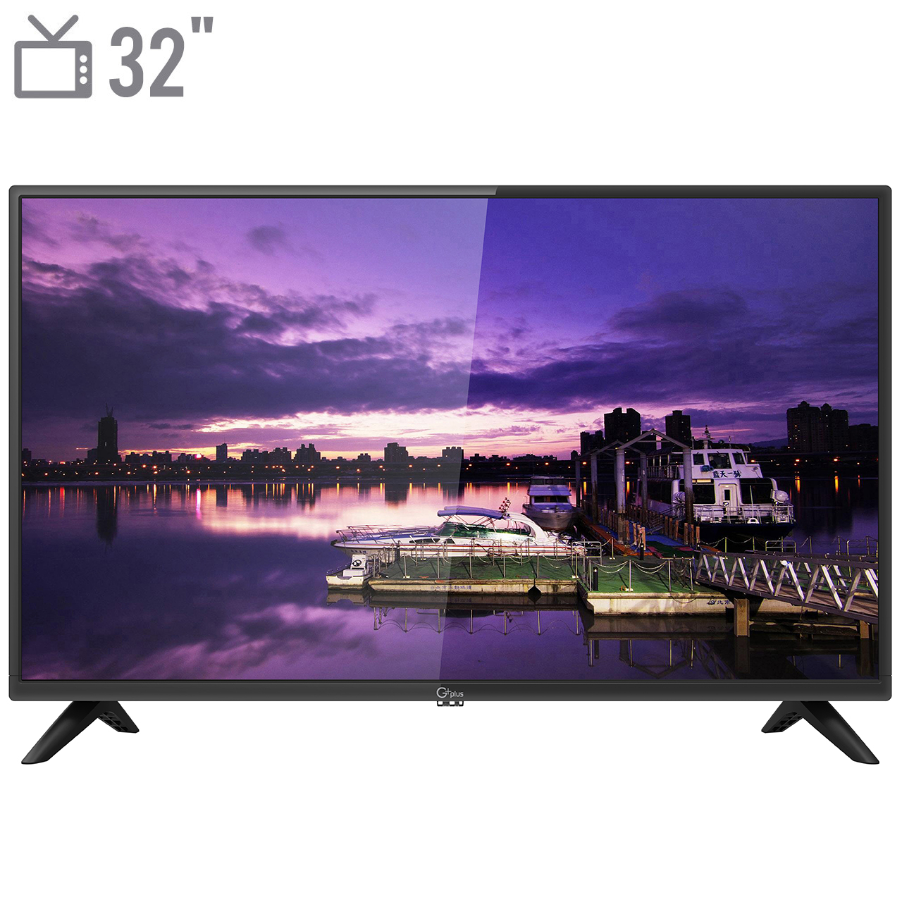 تلویزیون ال ای دی جی پلاس مدل GTV-32GD412N سایز 32 اینچ