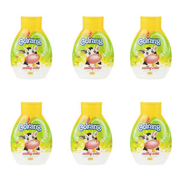 شامپو کودک گلرنگ مدل Milky Vita مقدار 250 گرم بسته 6 عددی