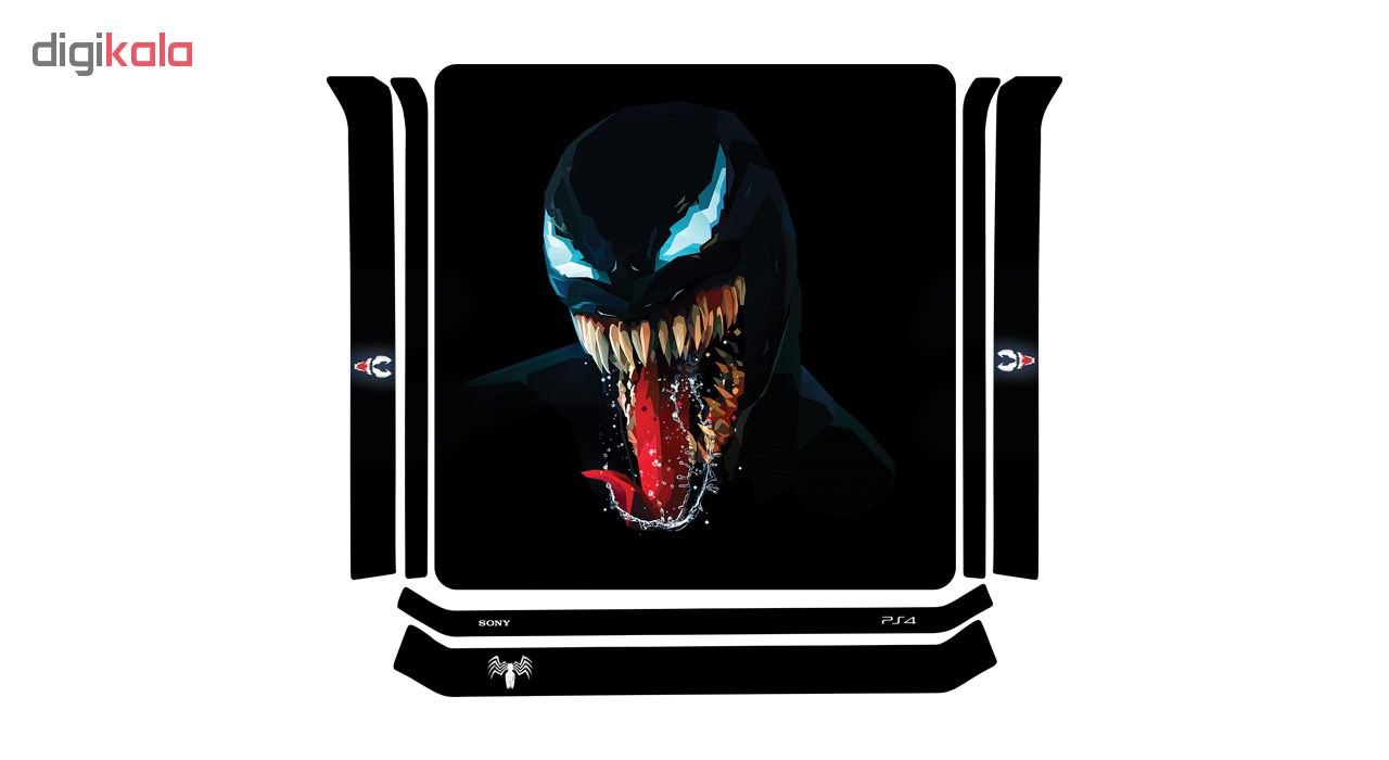 برچسب پلی استیشن 4 اسلیم طرح Dark Venom