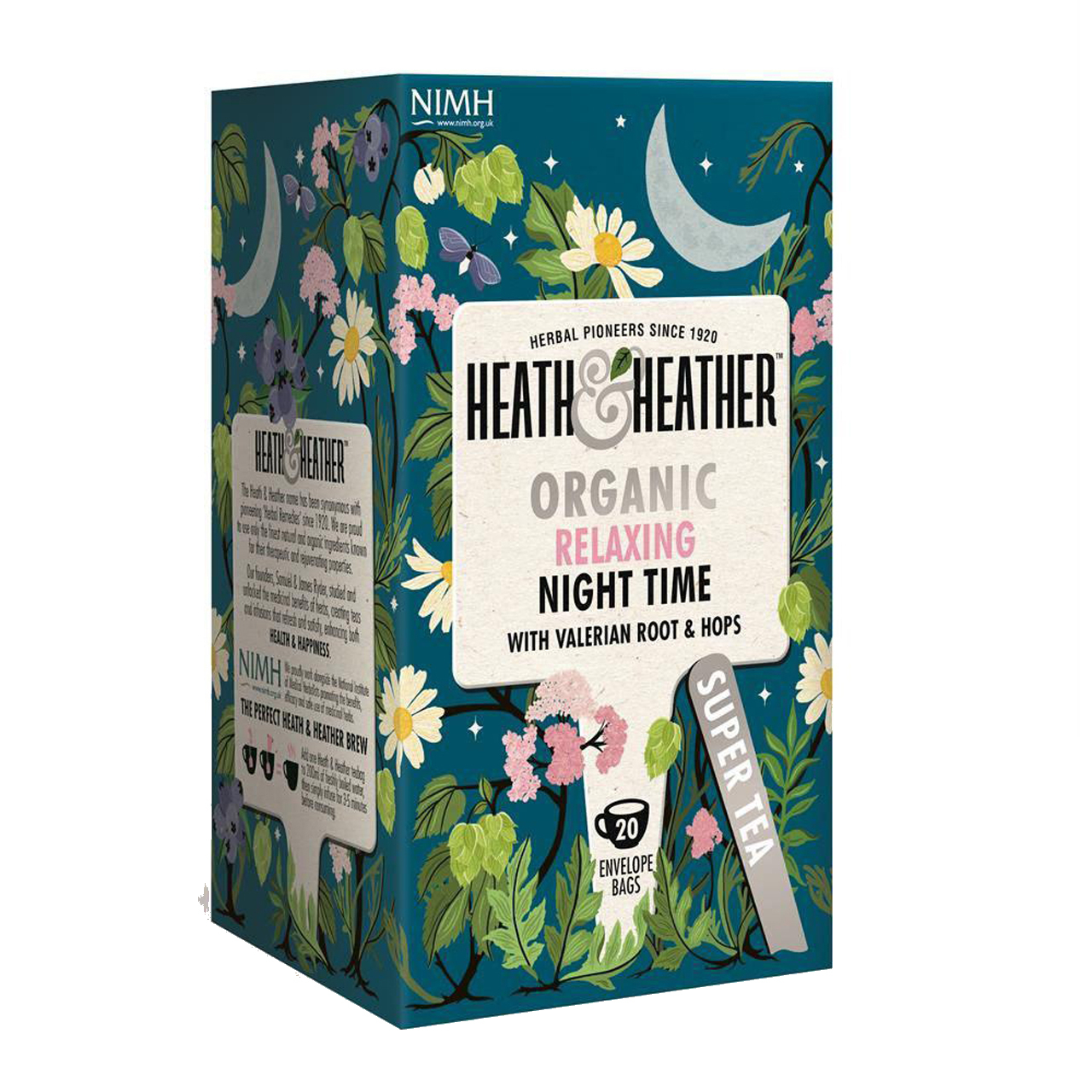 بسته دمنوش هیت و هیتر مدل Organic Relaxing Night Time ۲۰ عددی