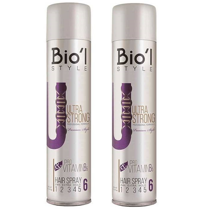 اسپری حالت دهنده مو بیول مدل Ultra Strong حجم 150 میلی لیتر بسته 2 عددی