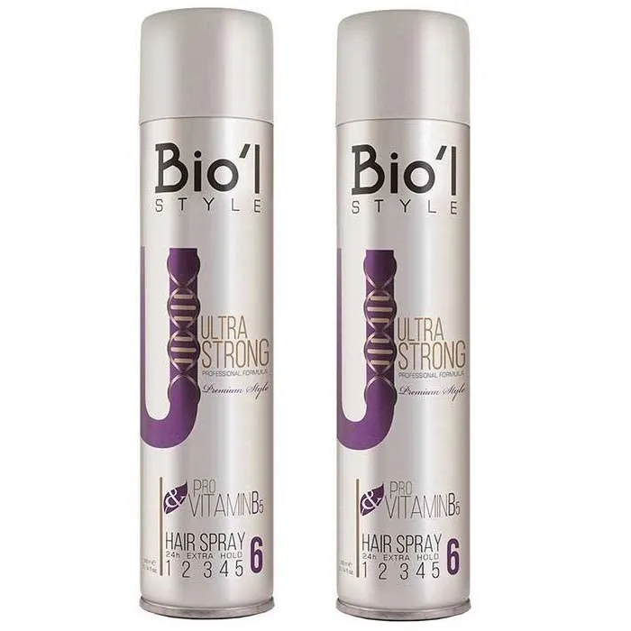 اسپری حالت دهنده مو بیول مدل Ultra Strong حجم 150 میلی لیتر بسته 2 عددی