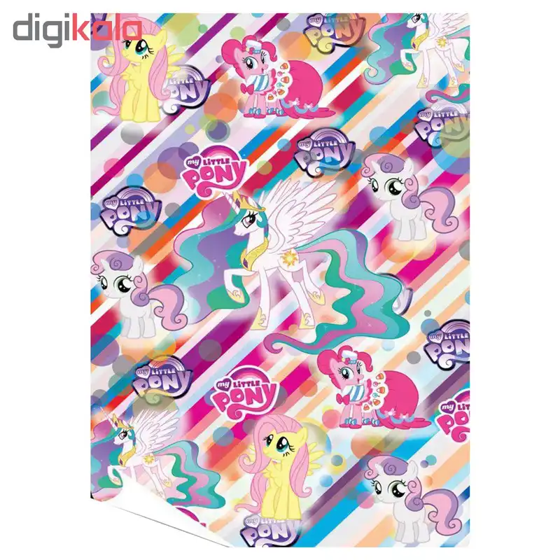 کاغذ کادو طرح پونی کد 126 بسته ی 5 عددی