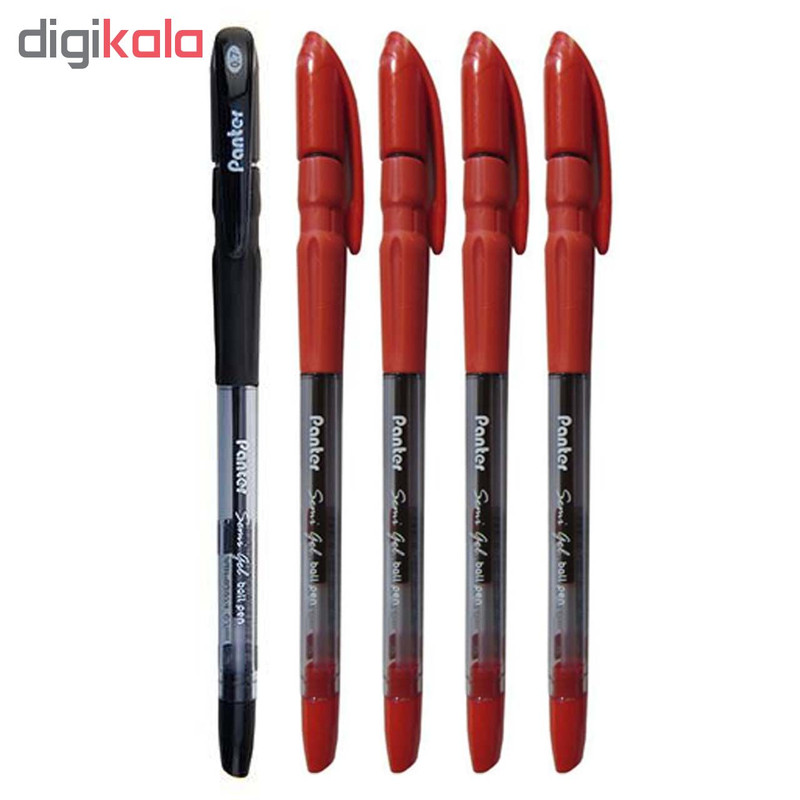 خودکار پنتر مدل Semi gel کد 922 مجموعه 5 عددی