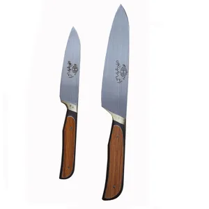ست 2 پارچه چاقو آشپزخانه استیل مروارید زنجان مدل AKB2