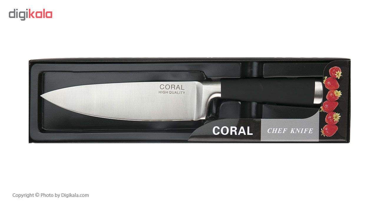 ست چاقو 2 پارچه کرال مدل Coral A2019