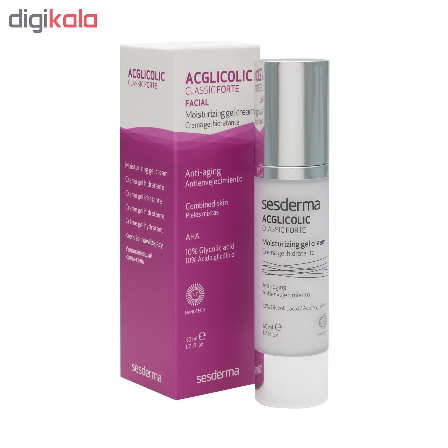 کرم لایه بردار سسدرما مدل Acglicolic حجم 50 میلی لیتر