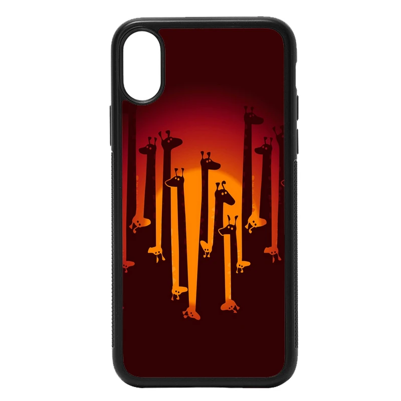 کاور طرح زرافه ها کد 7136 مناسب برای گوشی موبایل اپل iphone x/xs