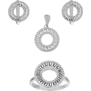 نیم ست نقره اکنو مدل OK3682