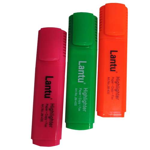 ماژیک هایلایتر لانتو مدل استار بسته سه عددی